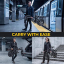 Compact Double Seat Folding Electric Bicycle