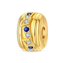 Charm Beads Sterling Silver Golden