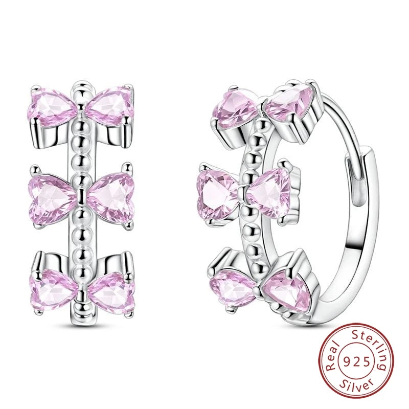 Sterling Silver Colorful Butterfly Dragonfly