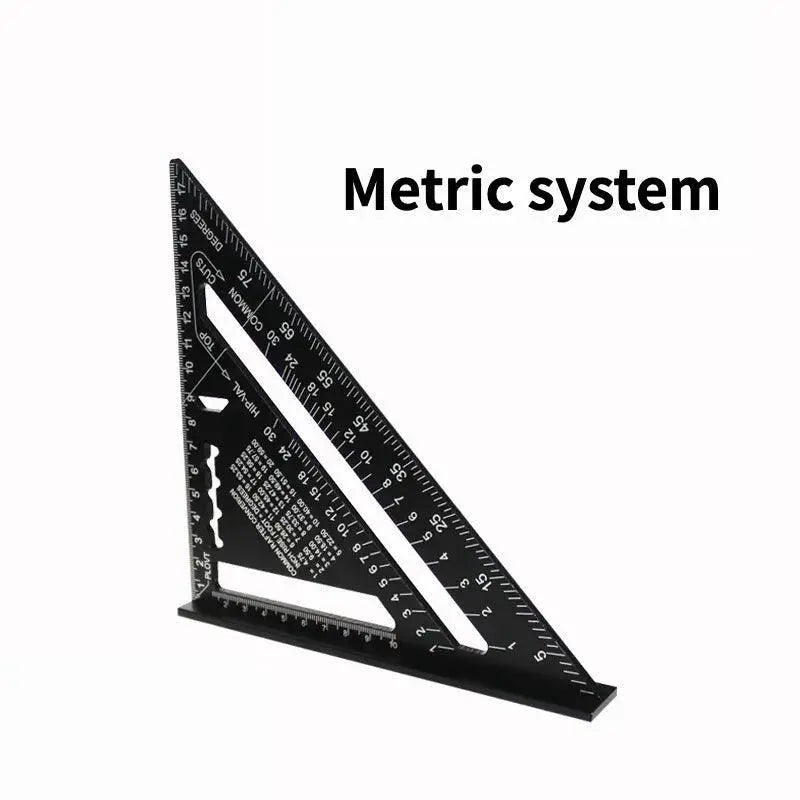 7 Inch Triangle Ruler For Precise Measurements And Angles