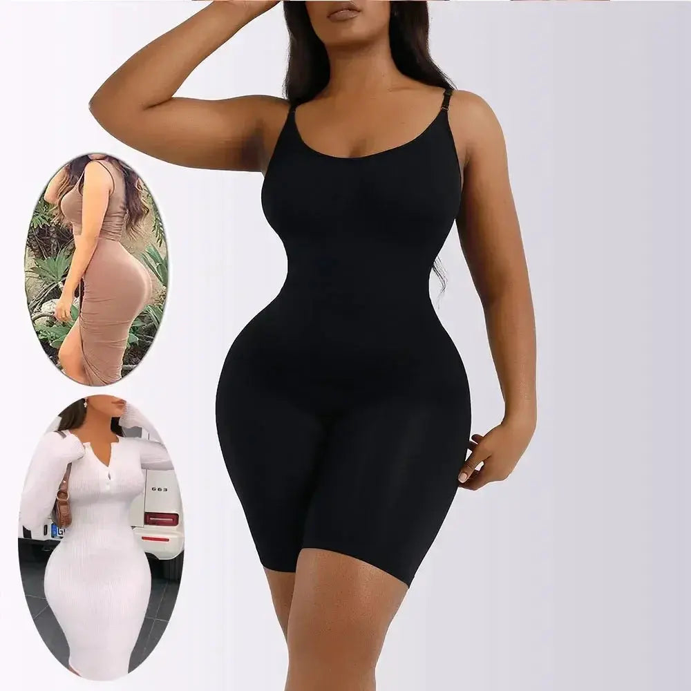 Seamless Shapewear Bodysuit for Belly Control and Silhouette