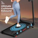 Under Desk Walking Pad 12 Percent Incline Quiet Portable
