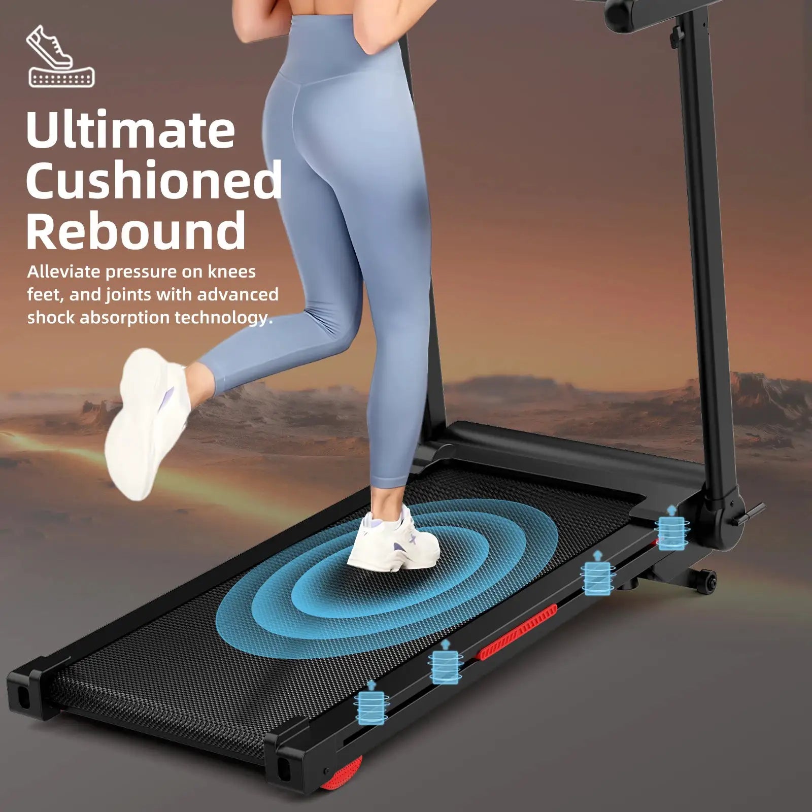 Wholesale Electric Walking Pad with 12% Auto Incline Portable Under Desk Treadmills Machine for Home Office Quiet