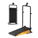 AKLUER Non Motorized Treadmill With Dual Flywheel LCD Screen
