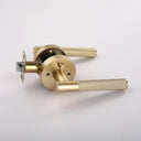 Matte Gold Privacy Door Handle Lever