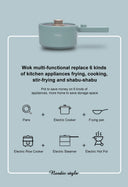 Multi-Function Rice Cooker Portable 1.5L Pot