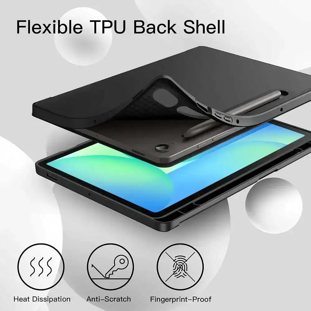 Tablet Case for Samsung Galaxy Tab A9+/A11+ Case A11/A9 8.7in S9FE S10FE S8/S7 11in S7+/S8+/S9+/S10+ 12.4in S6 Lite 10.4in Cover