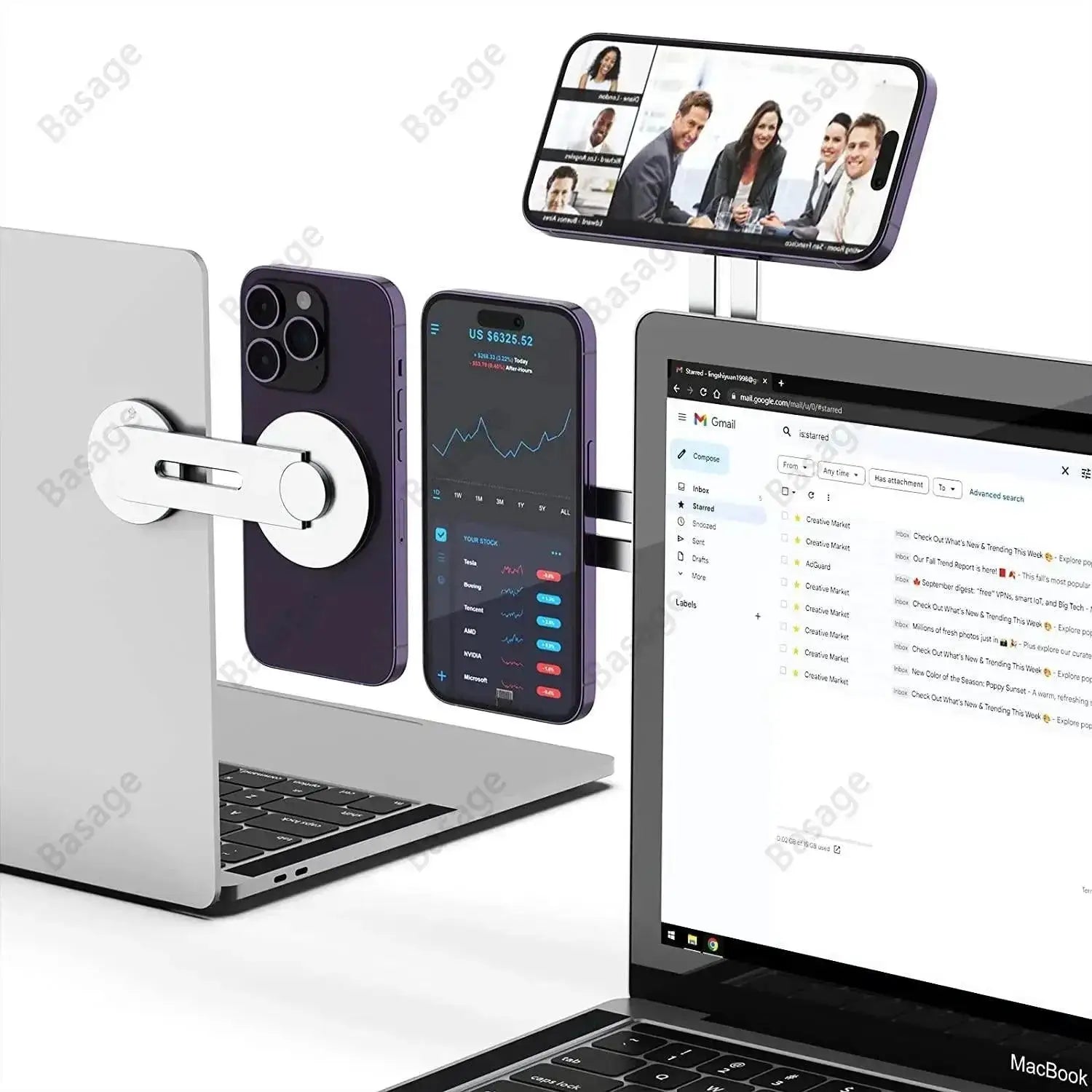 Continuity Flip iPhone Mount Magnetic Holder Productivity