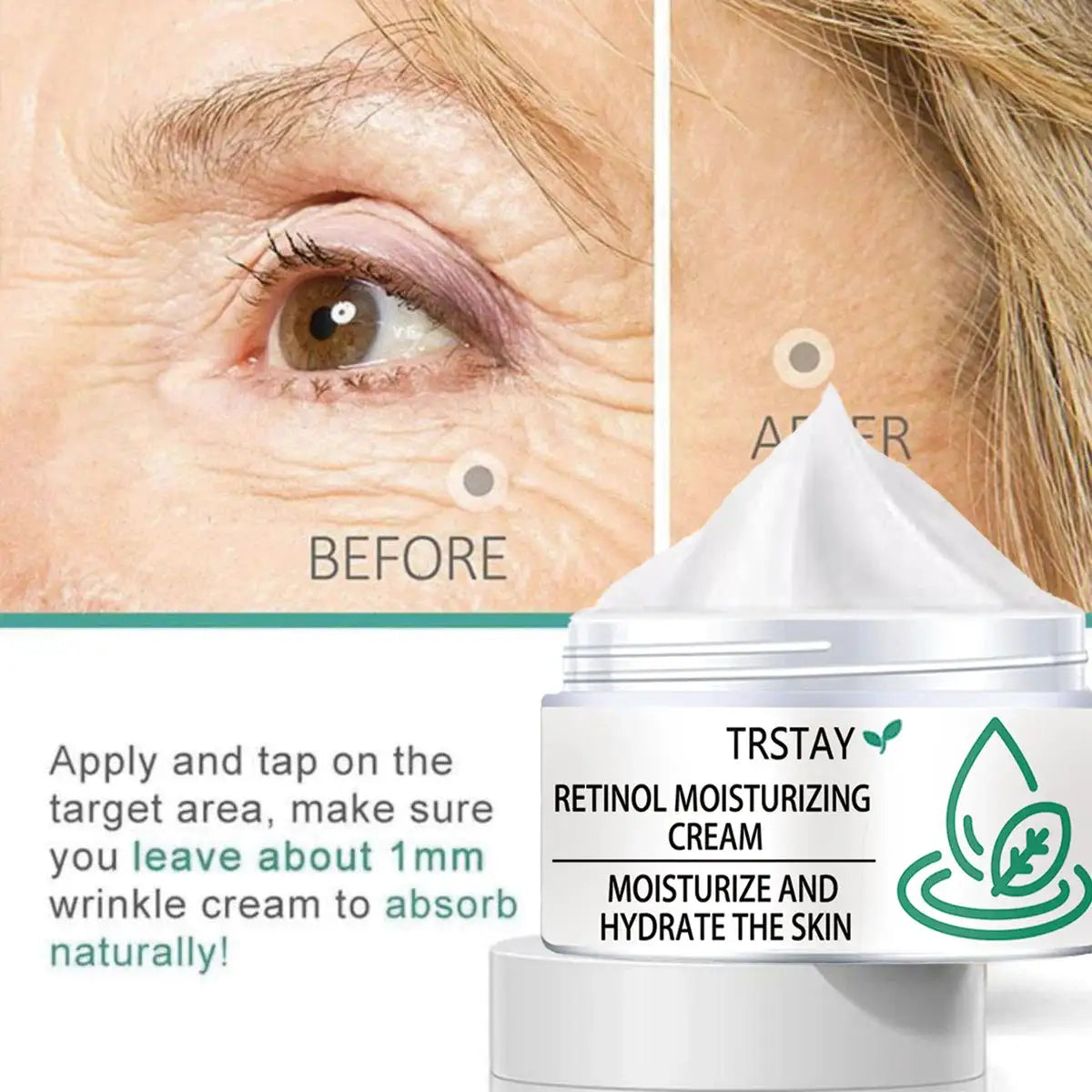 Cream Eye Firming Anti-Aging Lifting Moisturizing Cream Whitening Facial Cream Removing Fine Lines Nourishing Serum Skin Care