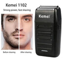 Kemei Electric Shaver - Twin Blade Quick Trim