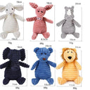 Plush Dog Toy Animals Corduroy Bite-Resistant Squeaky Toys