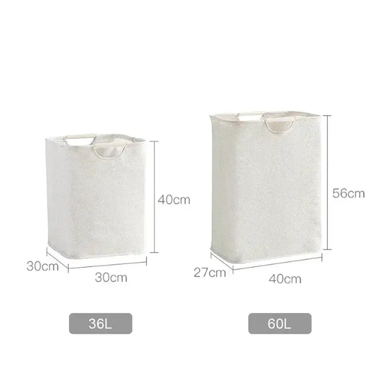 Capacity Storage Dirty Clothes Basket Portable Box 60L