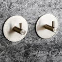 Stylish Stainless Steel Bathroom Hooks Organizer Set of 2
