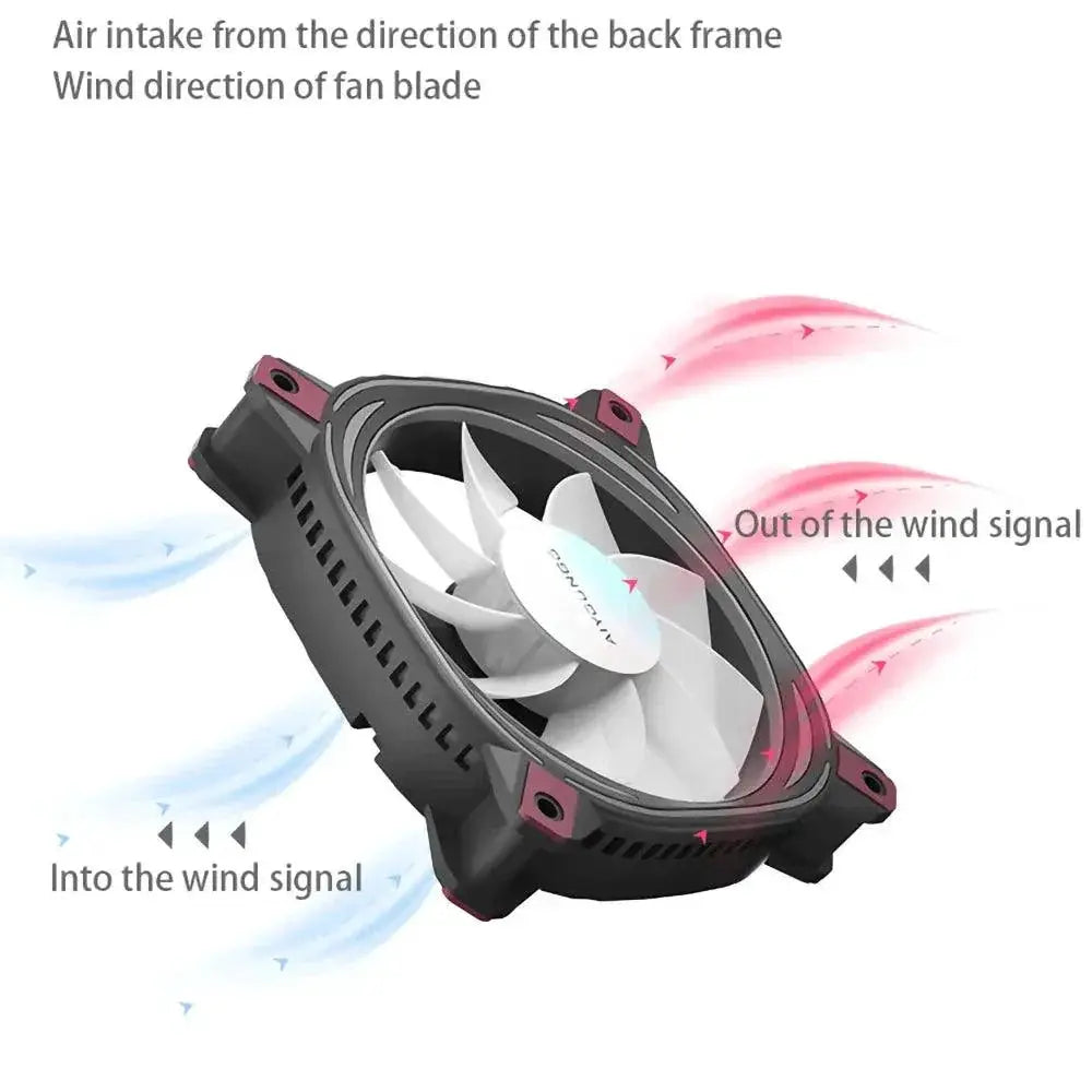 Aigo Z12 RGB PC Cooling Fan for Enhanced Gaming Performance