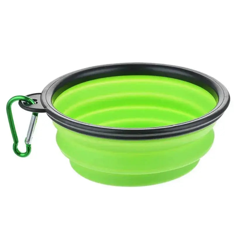 Large Collapsible Silicone Dog Bowl Outdoor Travel