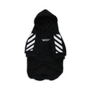 Pet Dog Clothes for French Bulldog Adidog Stripe Hoodie