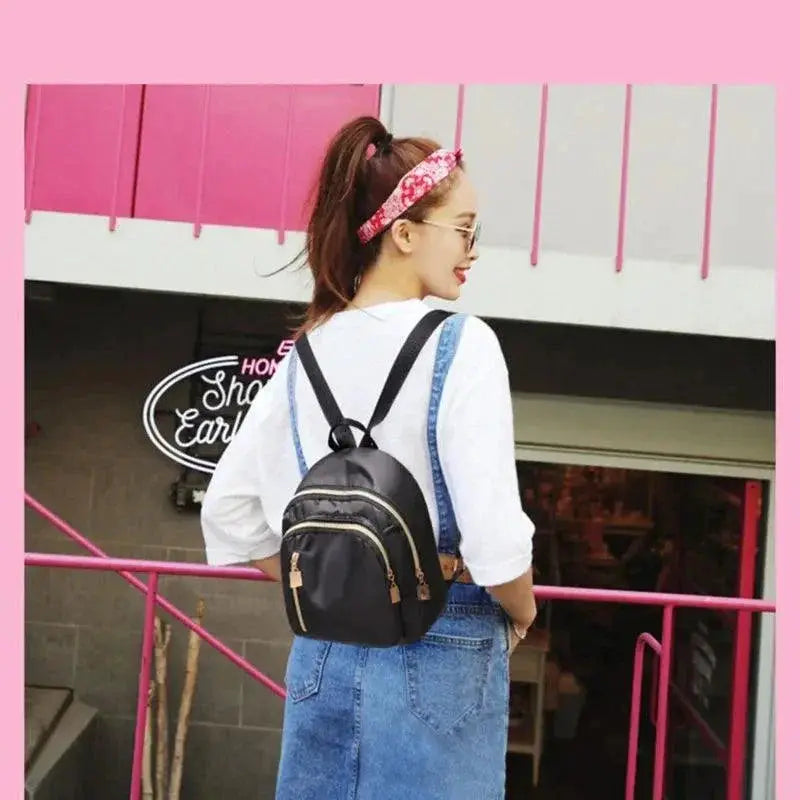 Korean Style Women Leisure Backpack For School And Travel