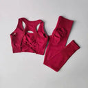 Breathable Quick Dry Sports Bra Set Women Yoga