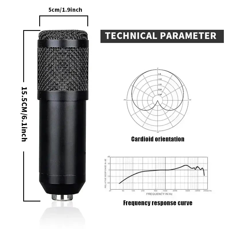 BM-800 USB Recording Microphone Kit For Gaming Podcasting