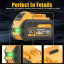 High Capacity Tool Battery Pack for Pros
