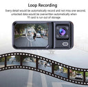 Smart 3 Channel Dash Cam for Cars 1080P Footage HD