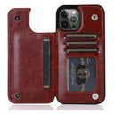 Double Buckle Leather Case for iPhone Pro Max Plus with