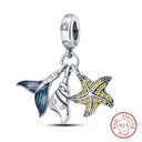 Sterling Silver Blue Ocean Ship
