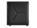 CORSAIR RS Mid-Tower PC Case - Supports a radiator - ASUS BTF, MSI Project Zero, and Gigabyte Project Stealth Compatible - Angled bottom fan mount for GPU cooling - Smoke