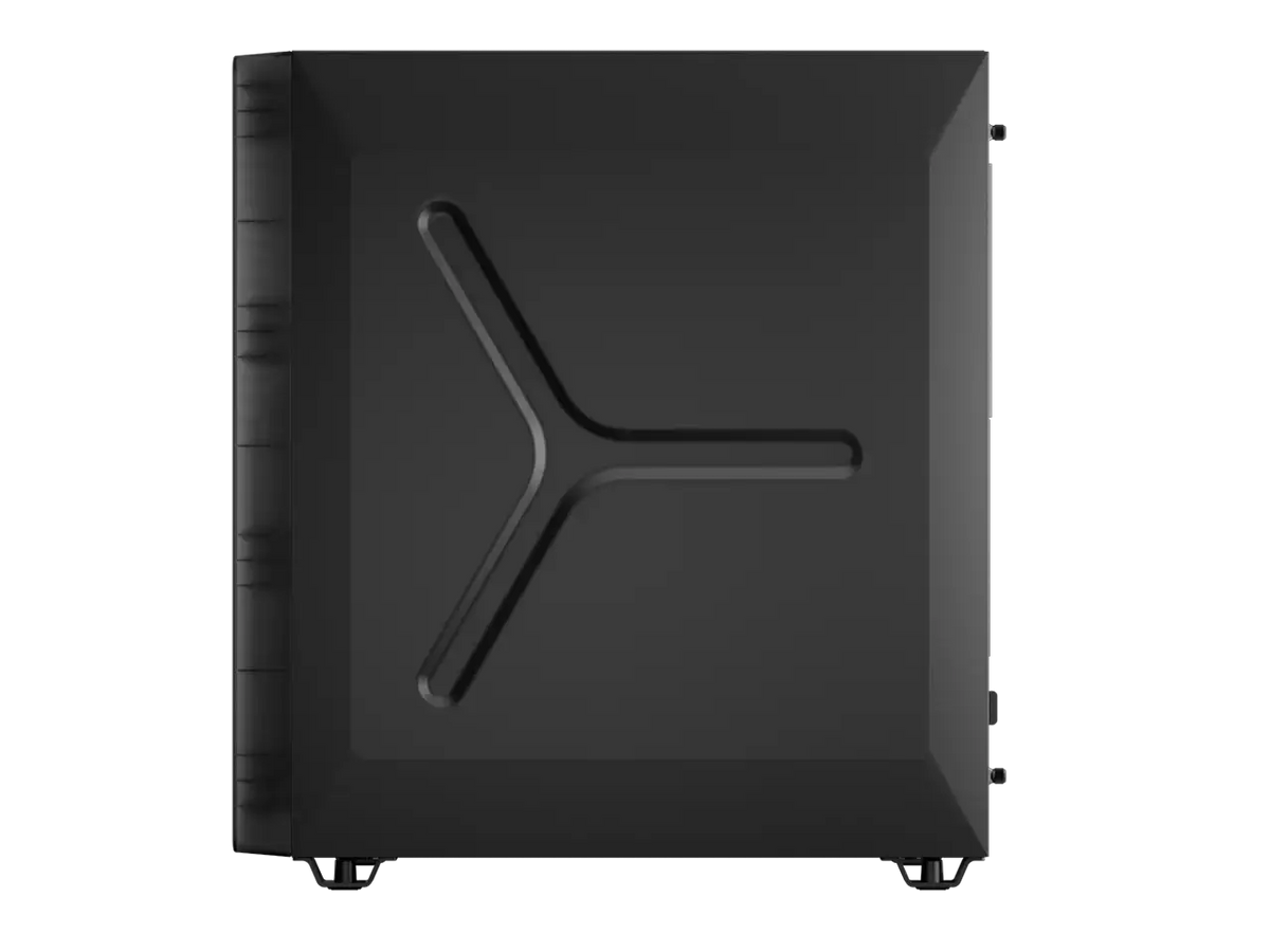 CORSAIR 3200D RS Mid-Tower PC Case - Supports a 360mm radiator - ASUS BTF, MSI Project Zero, and Gigabyte Project Stealth Compatible - Angled bottom fan mount f