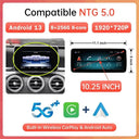 Android 13 Touch Screen Auto CarPlay For Mercedes C Class