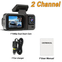 Smart 3 Channel Dash Cam for Cars 1080P Footage HD