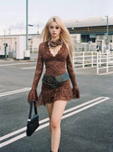 Dress for Women: Breathable Mesh Lace