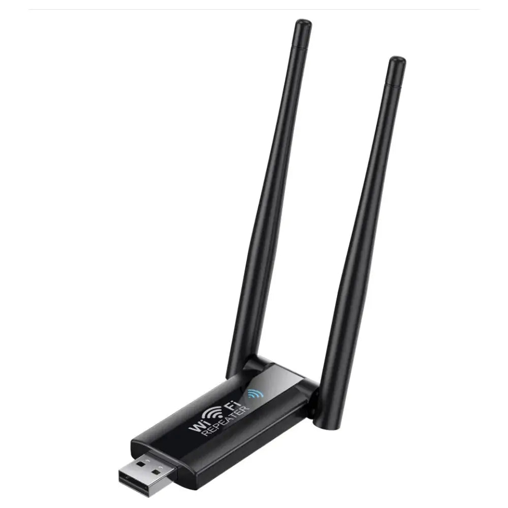 KEBIDUMEI Wireless 2.4G 300Mbps USB WiFi Repeater Extender Signal Amplifier Booster Long Range Router Home Network Extension