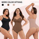 Seamless Thong Bodysuit for Women Slimming Shapewear