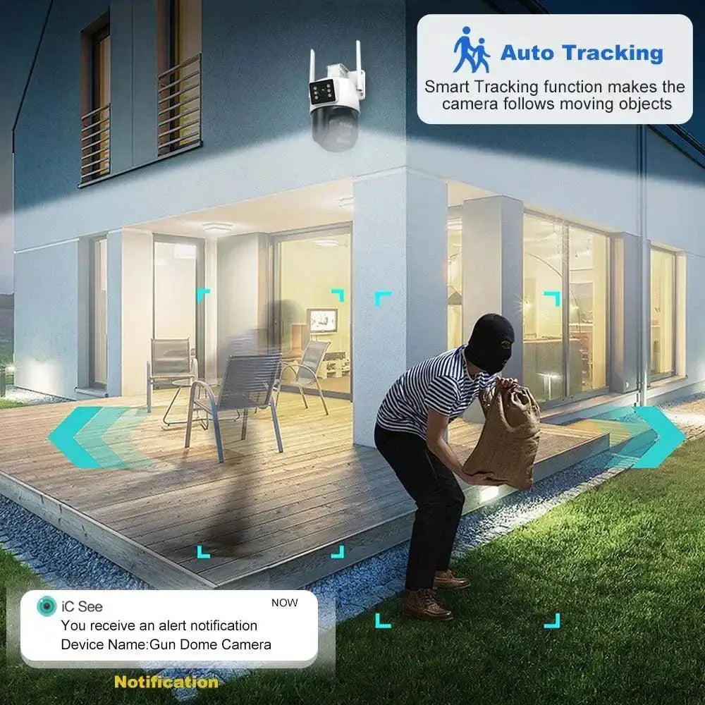 9MP Ultra HD Alexa Enabled Smart Outdoor Security Camera