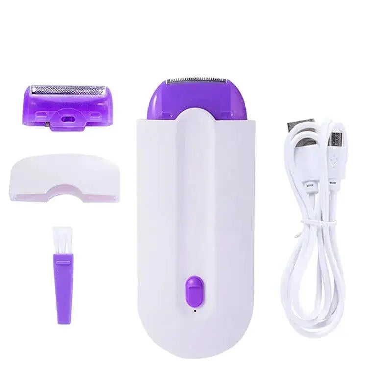 Painless Hair Removal Epilator Kit USB Rechargeable Women