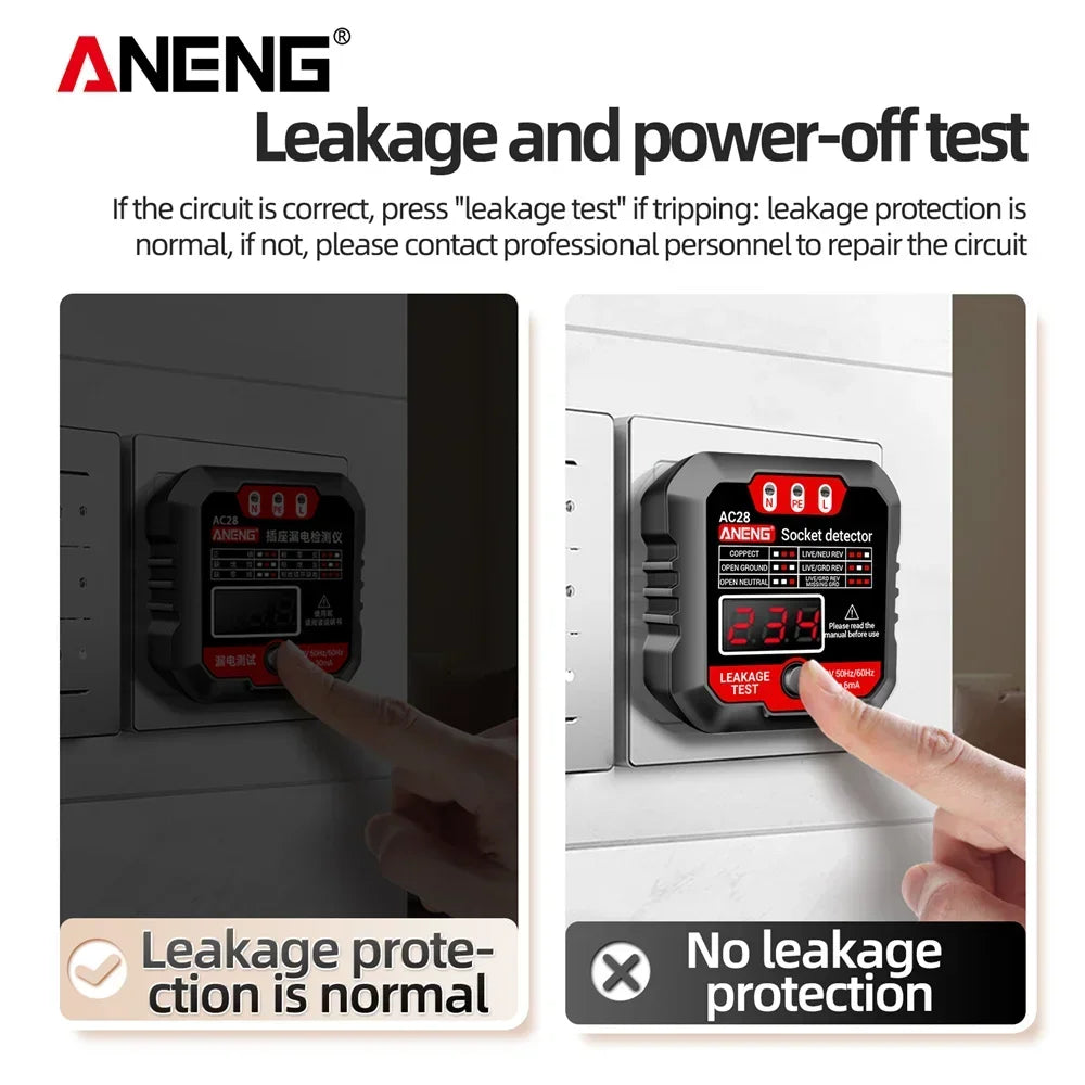 Aneng Digital Socket Power Tester