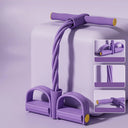 4-Tube Resistance Band Trainer for Women Effective Arm Workouts