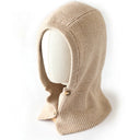 Cashmere Button Knit Balaclava Hat