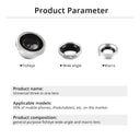 3in1 Fisheye Phone Lens 0.67X Wide Angle Macro Kit