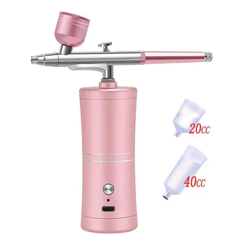Portable Wireless Airbrush Kit Professional Spray Gun Set