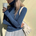 Korean Style Turtleneck Sweater Cozy Winter Fashion Essential