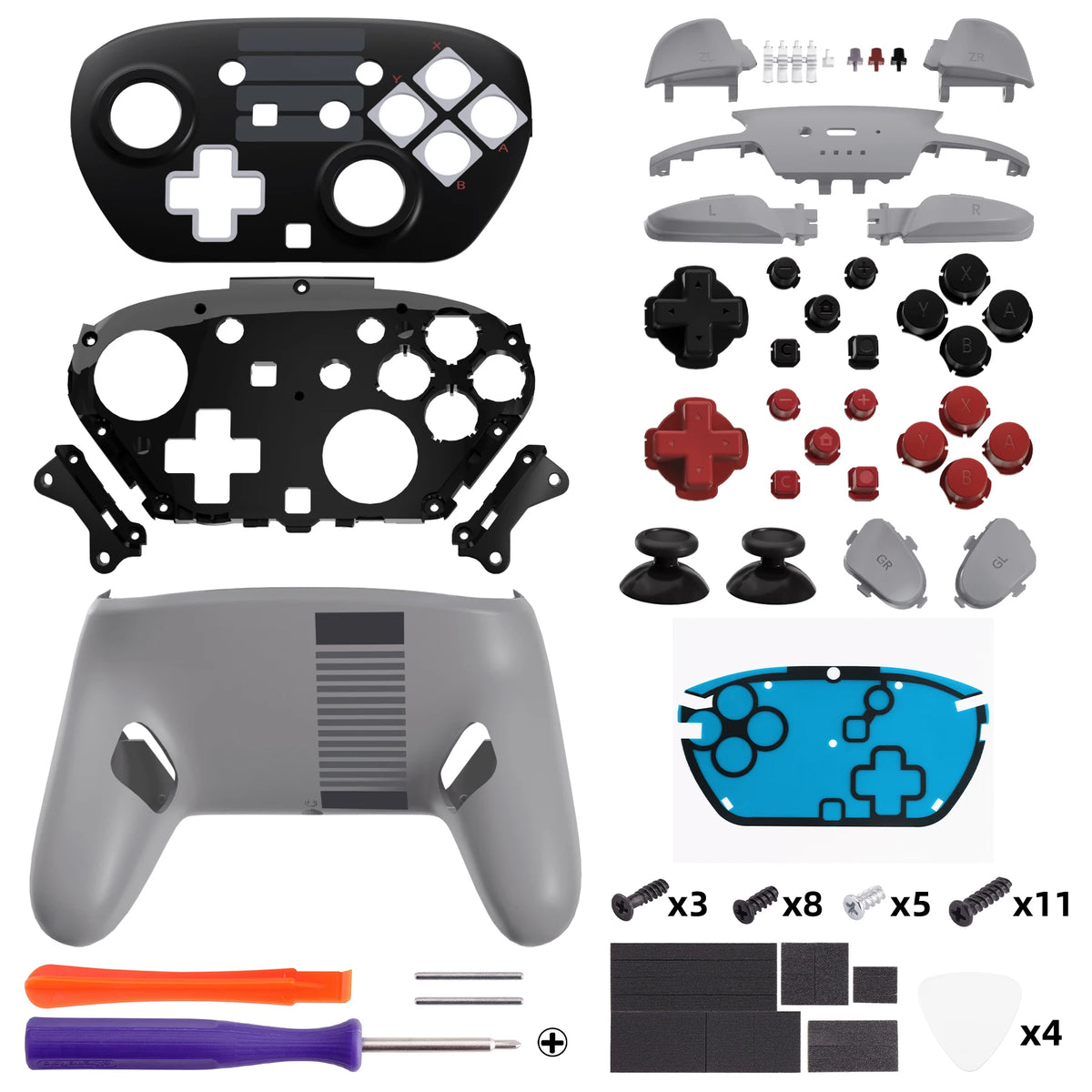 eXtremeRate DIY Replacement Full Shell