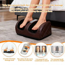 New Multifunctional Electric Foot and Leg Massager. Targeted Massage of Acupoints on Uneven Soles of the Feet. Acupressure Push-Pull Technology for Relaxing Massage, with Forward and Reverse Rolling Motion Modes, 3 Massage In
