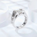 Certified Fine Silver Wedding Ring