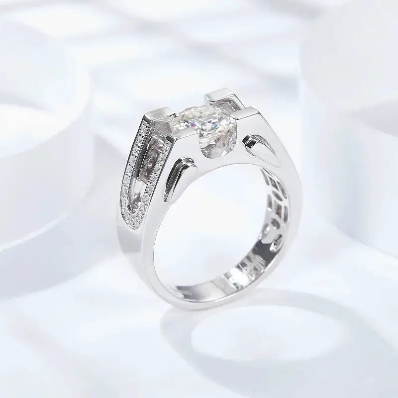 Certified Fine Silver Wedding Ring — product image 3