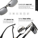 Premium Photochromic Polarized Sunglasses for Men Women