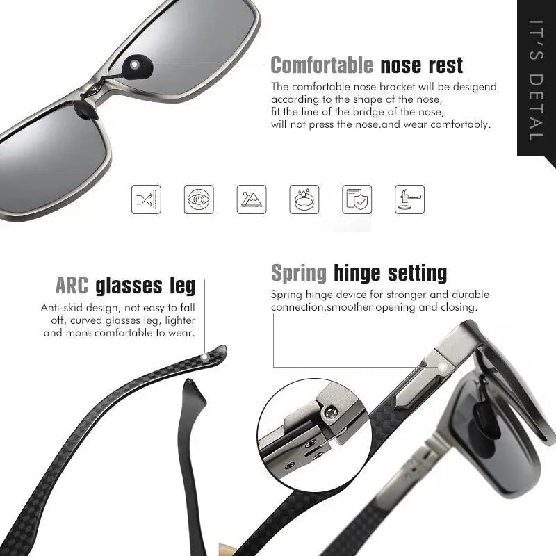 Premium Photochromic Polarized Sunglasses For Men And Women
