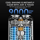 Mini Electric Shaver - Rechargeable Dual Blade