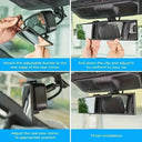 Wide Angle Rearview Mirror - Baby Safety Snap Back